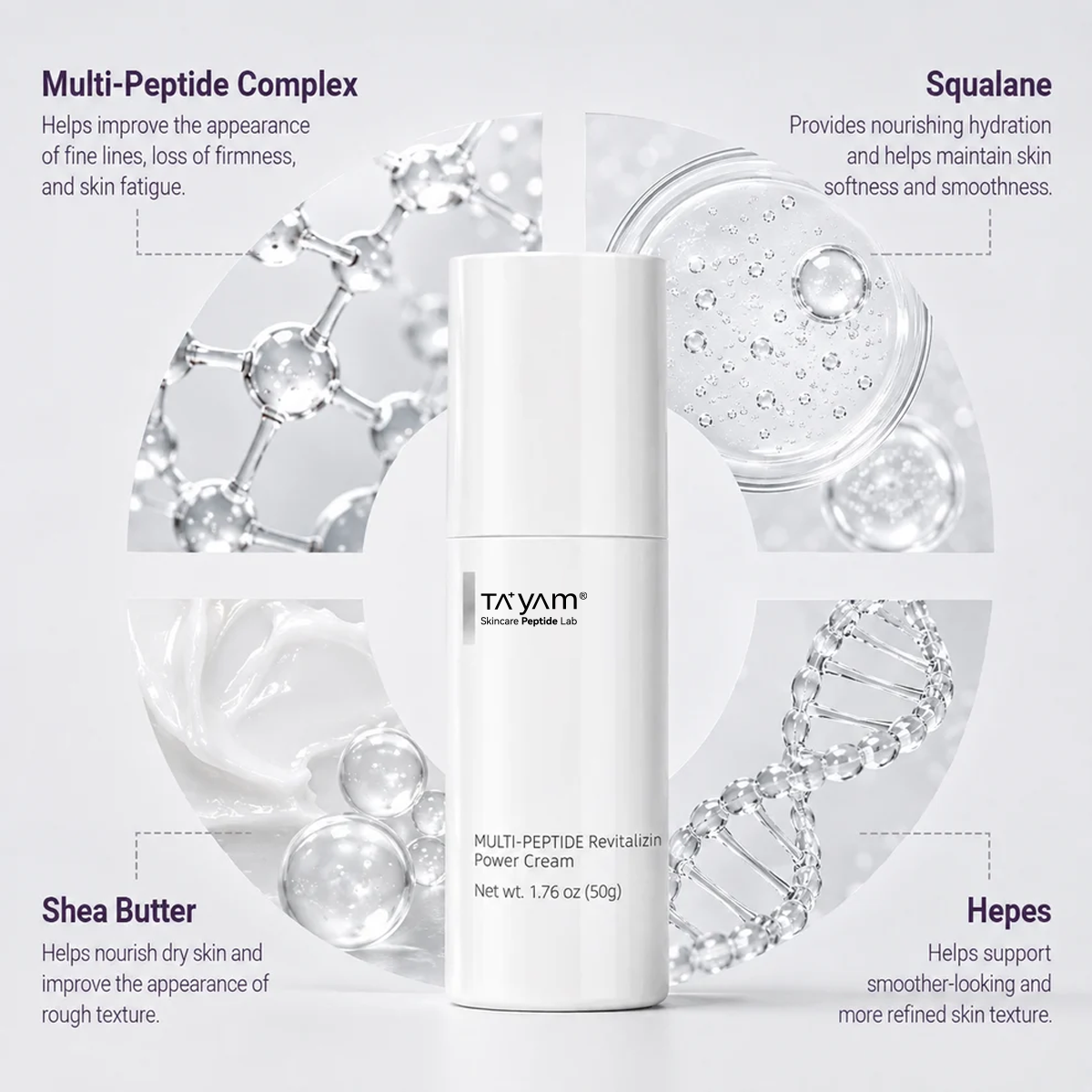 TAYAM Multi-Peptide Revitalizing Power Cream