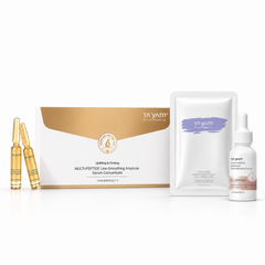 TAYAM Travel Radiance Boost Set with seven-ampoule serum set, serum mask and glow-boosting serum