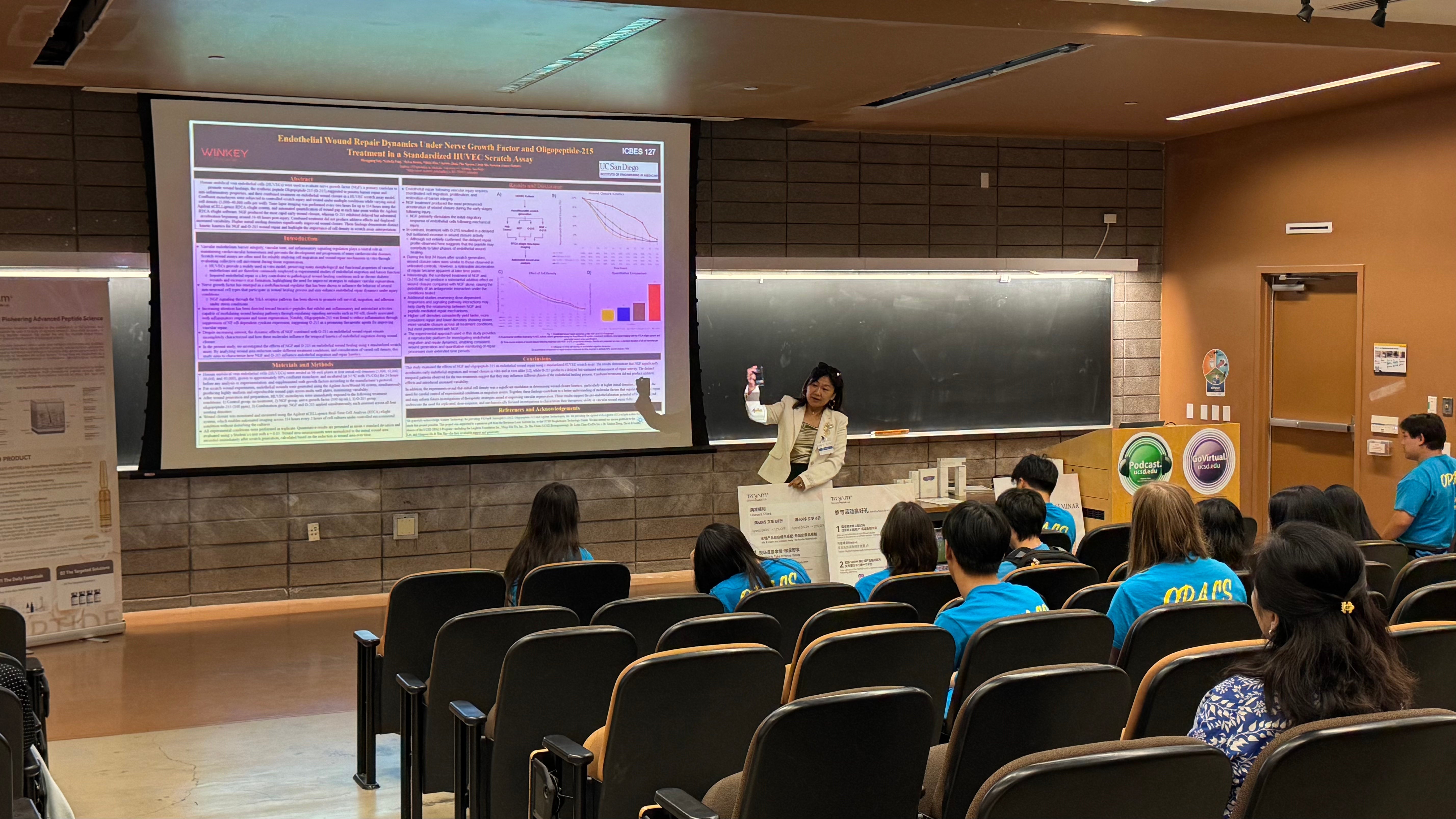 Symposium on Peptides and Dermatological Science Communication