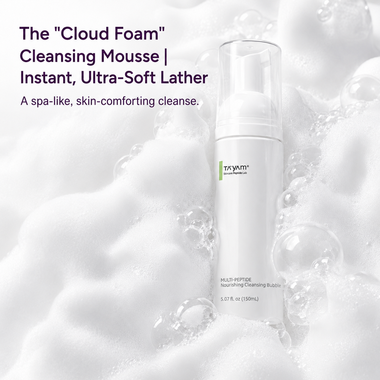 TAYAM Multi-Peptide Nourishing Cleansing Bubble