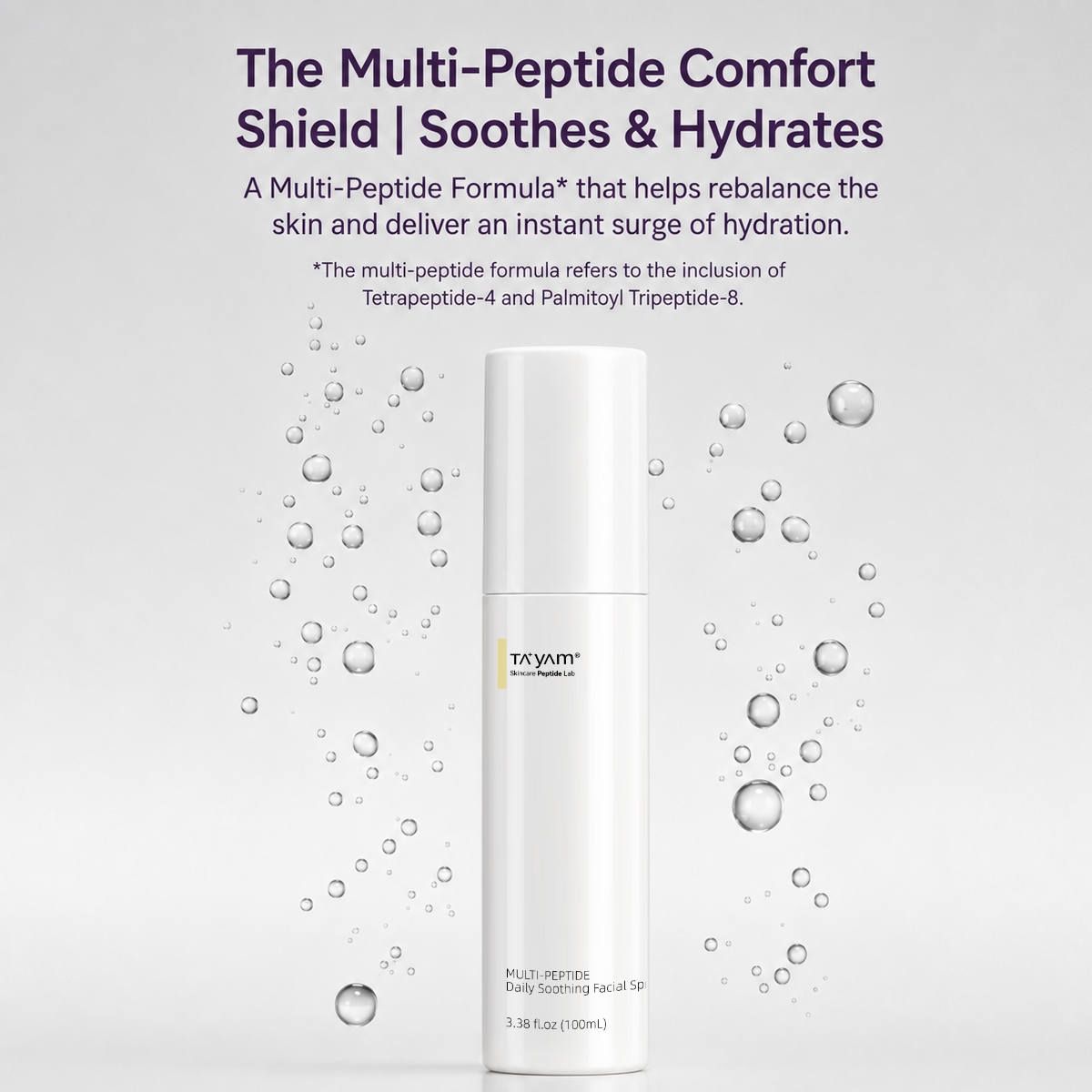 TAYAM Multi-Peptide Daily Soothing Facial Spray