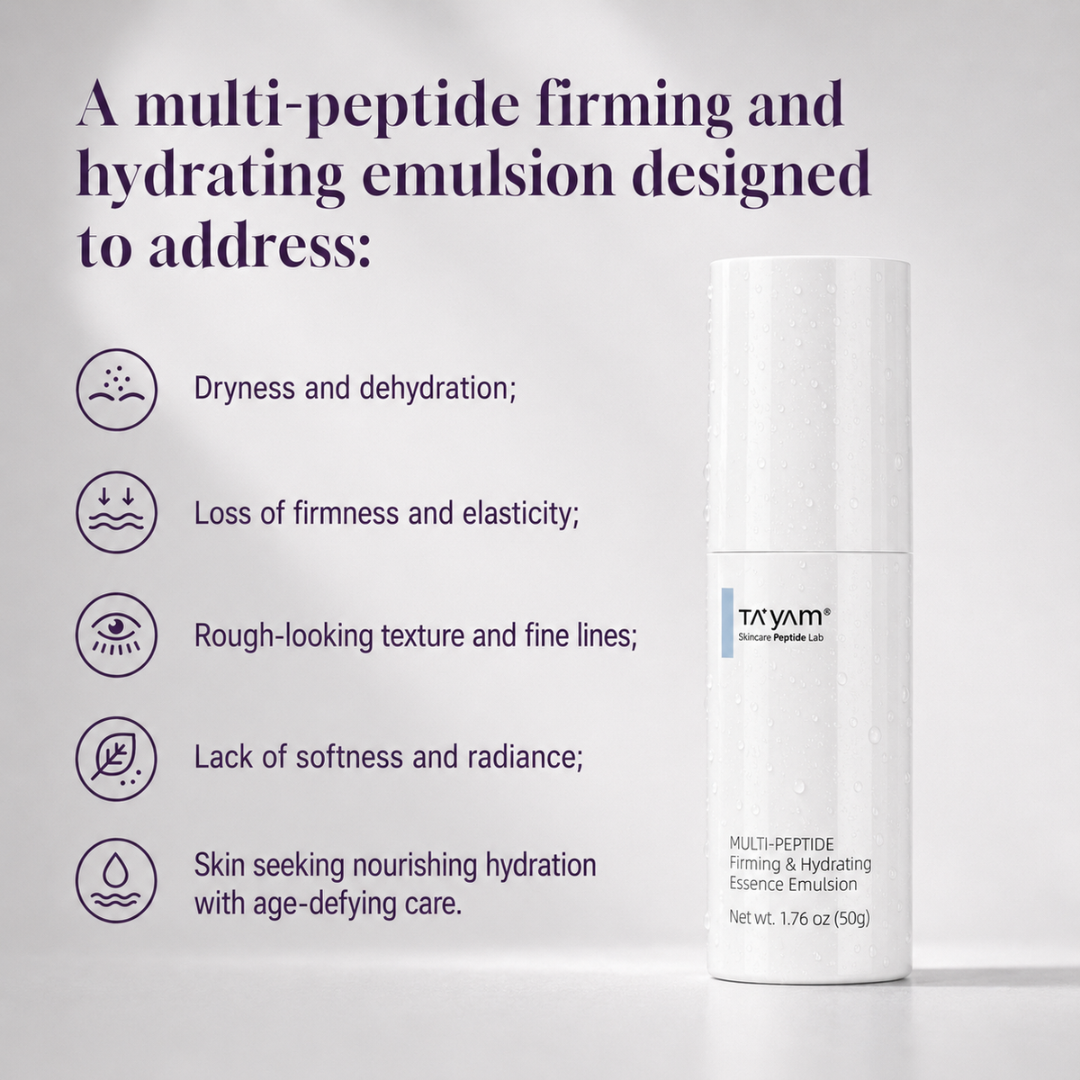 TAYAM Multi-Peptide Firming & Hydrating Essence Emulsion