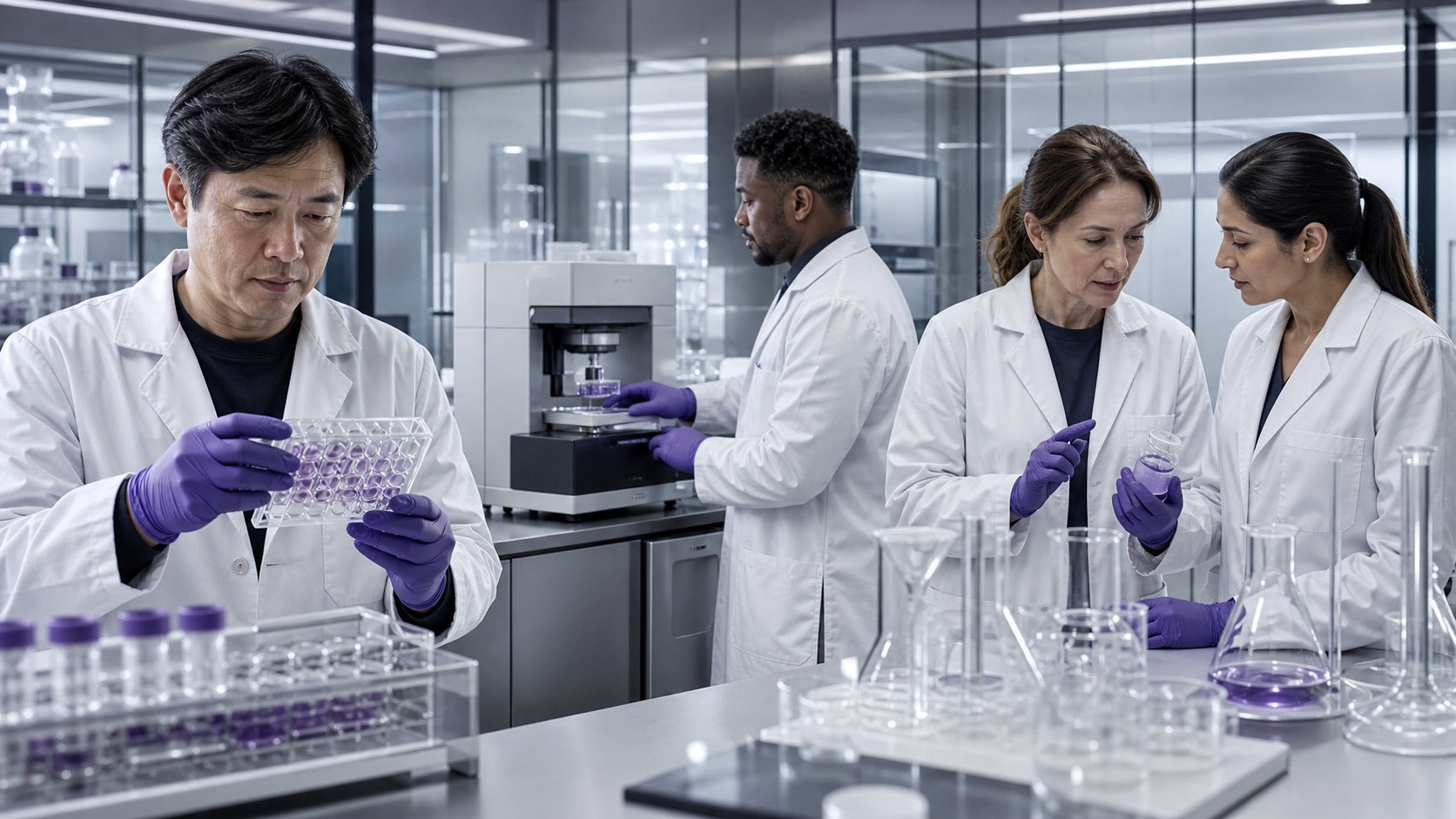 TAYAM biomedical peptide research team and laboratory